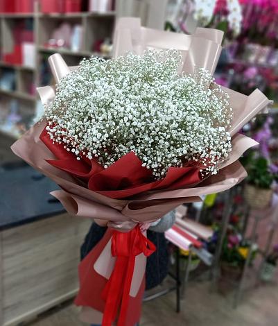 Букет цветов из: Гипсофила в Нижний Ингаш