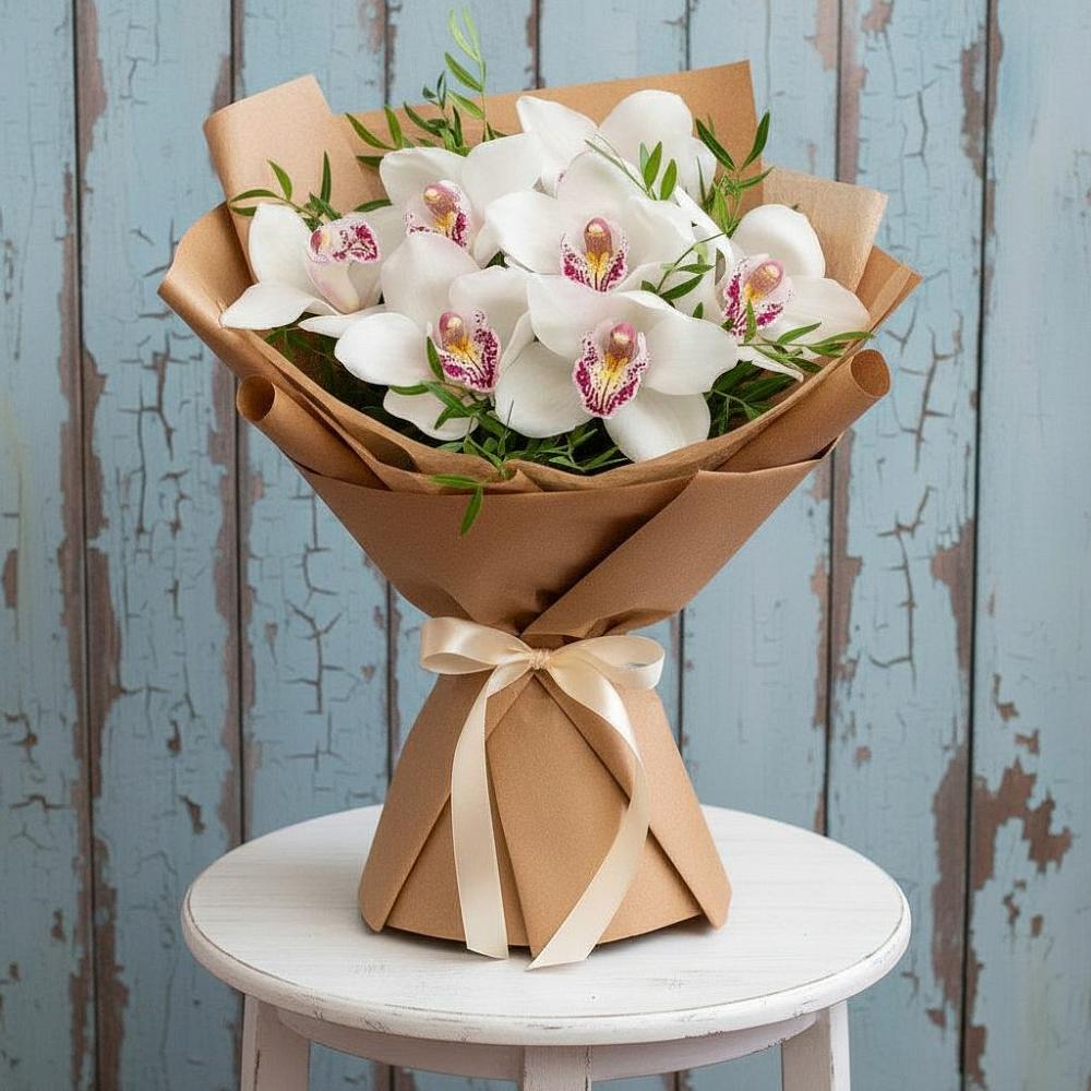 Букет цветов из: Орхидеи и Розы в Нижний Ингаш