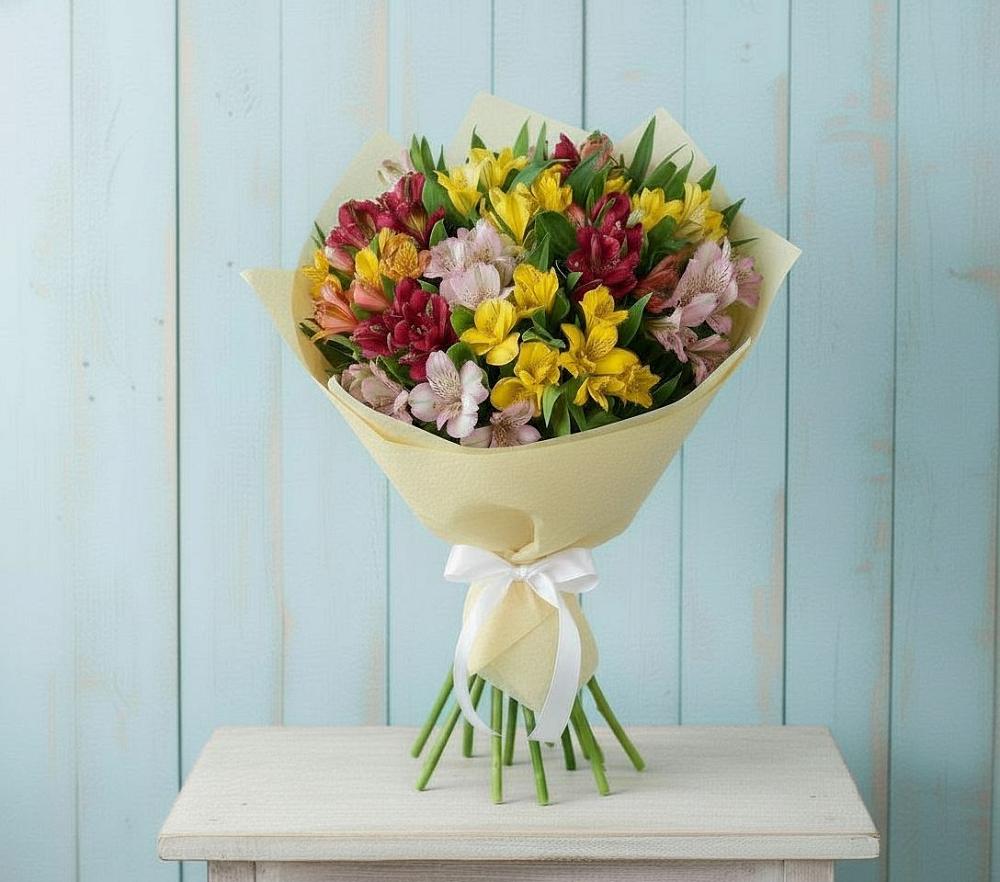 Букет цветов из: Альстромерии в Нижний Ингаш